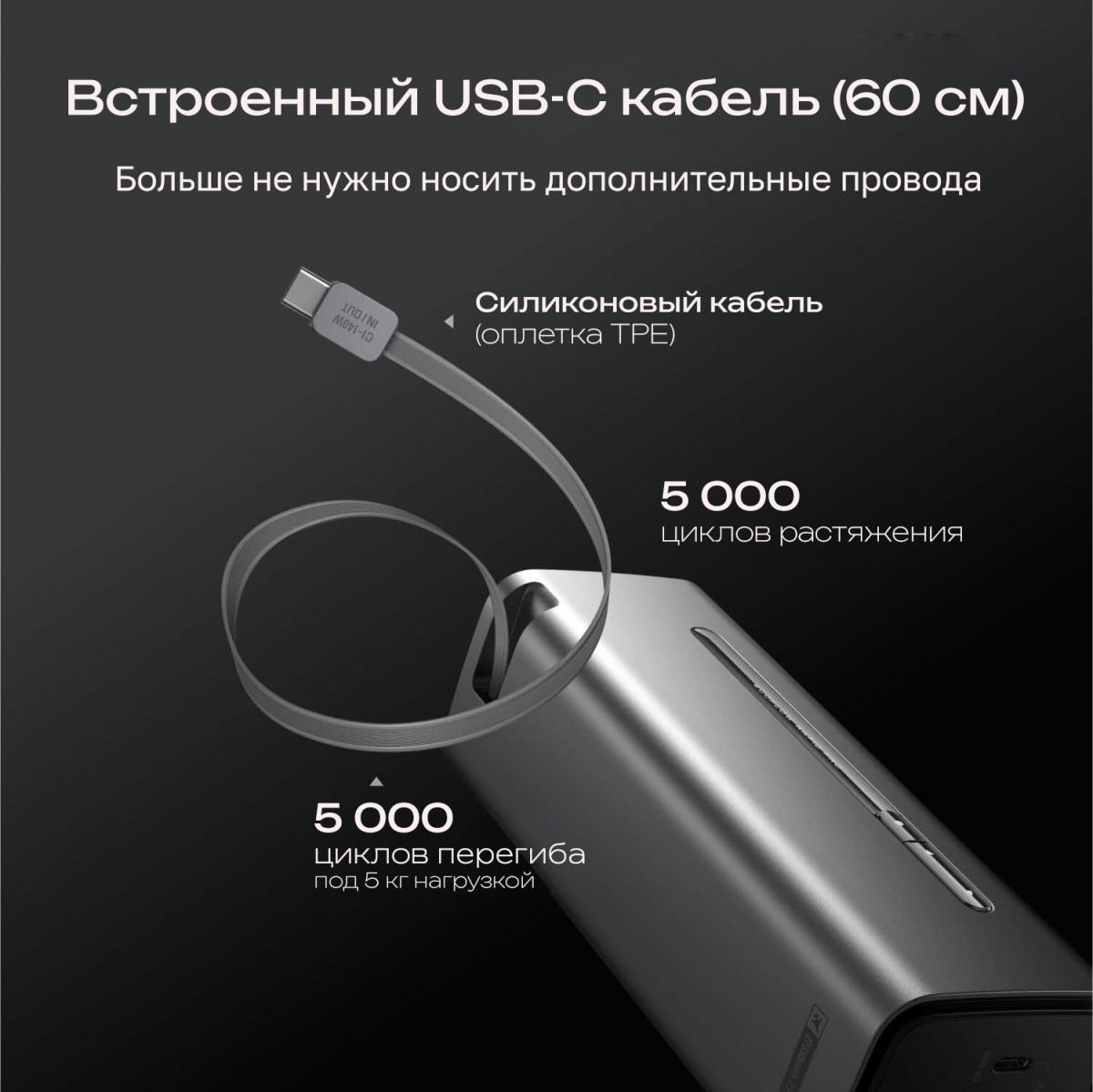 Повербанк EcoFlow RAPID Pro (27650 мАч, 300 Вт, встроенный кабель 140 Вт)