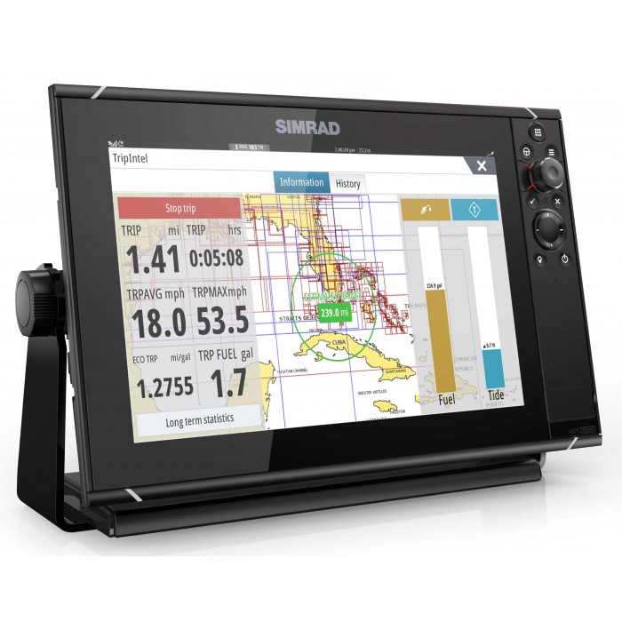 Simrad NSS12 evo3 with world basemap