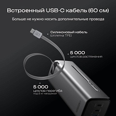 Повербанк EcoFlow RAPID Pro (20000 мАч, 230 Вт, встроенный кабель 100 Вт)