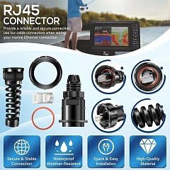 Разъемы морского сетевого кабеля RJ45 Garmin 2 шт