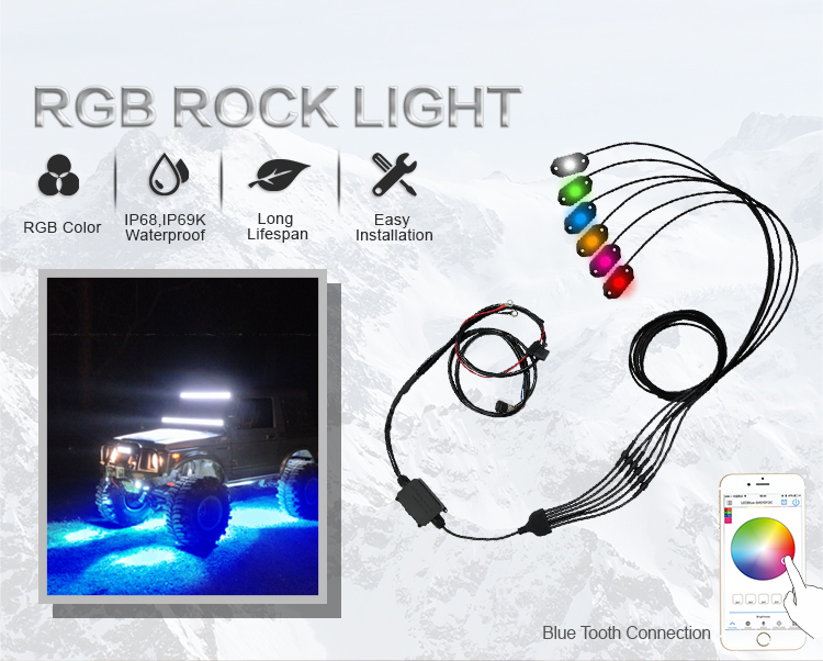 Светодиодная RGB подсветка Aurora 8 модулей