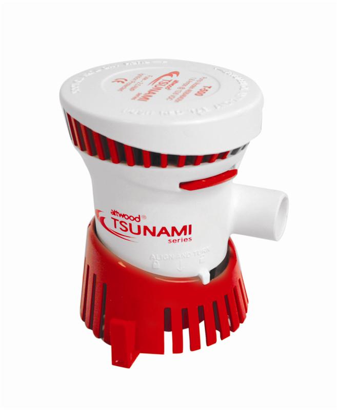 Помпа Attwood Tsunami T500 non-auto 500GPH, 32 л/м, 12В