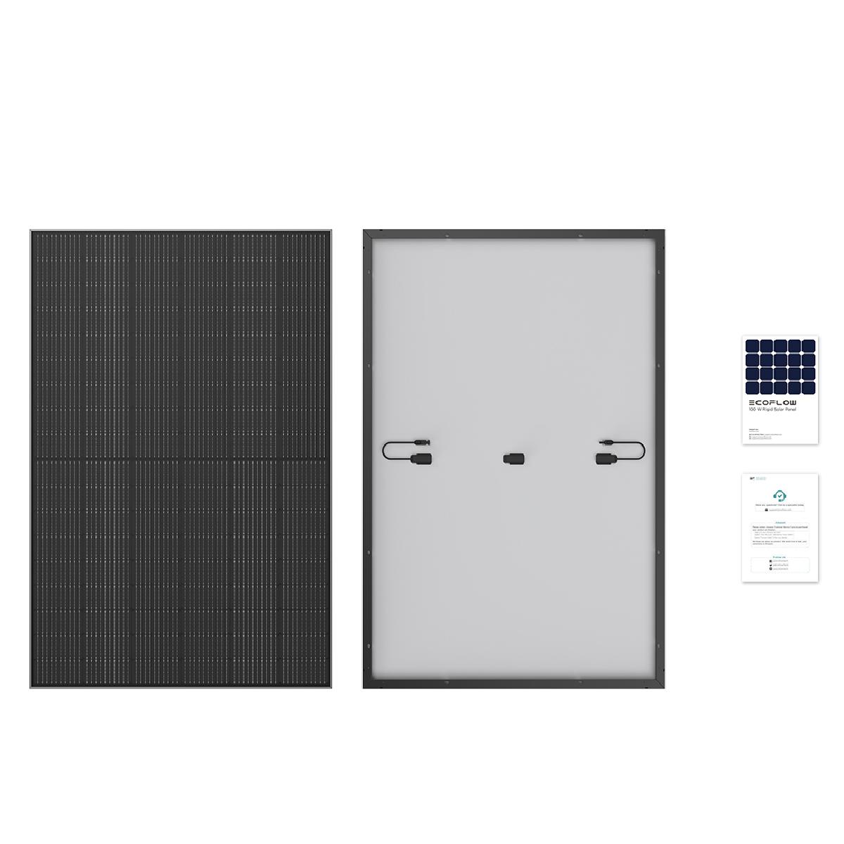 Жесткие солнечные панели EcoFlow 400W + система креплений