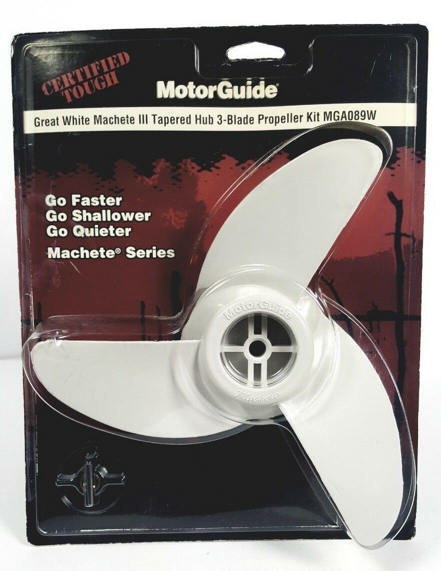 Винт гребной для электромотора MotorGuide Machete III PROP KIT-WHITE