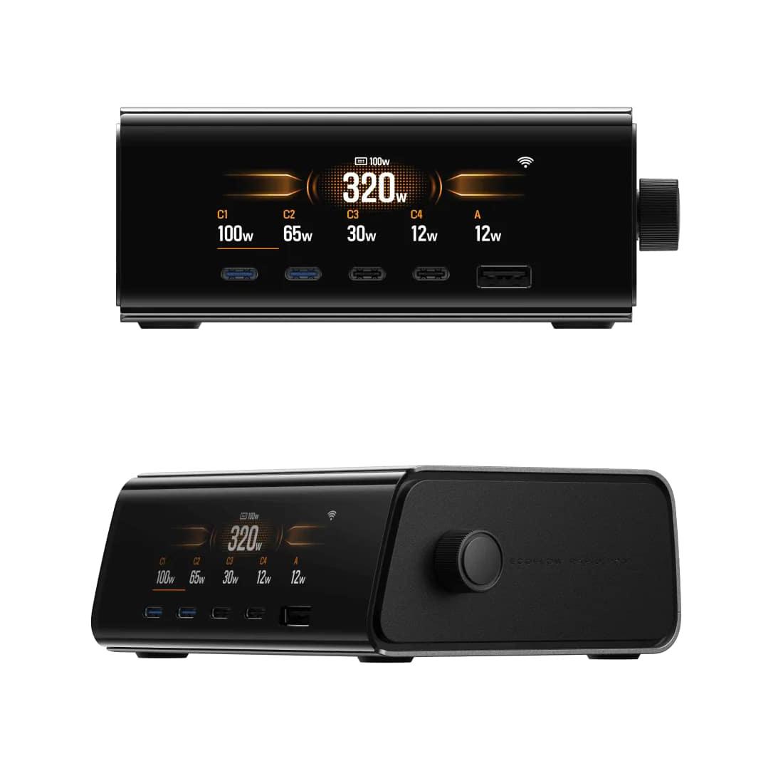 Зарядное устройство EcoFlow RAPID Pro (320 Вт, 5 портов, GaN)