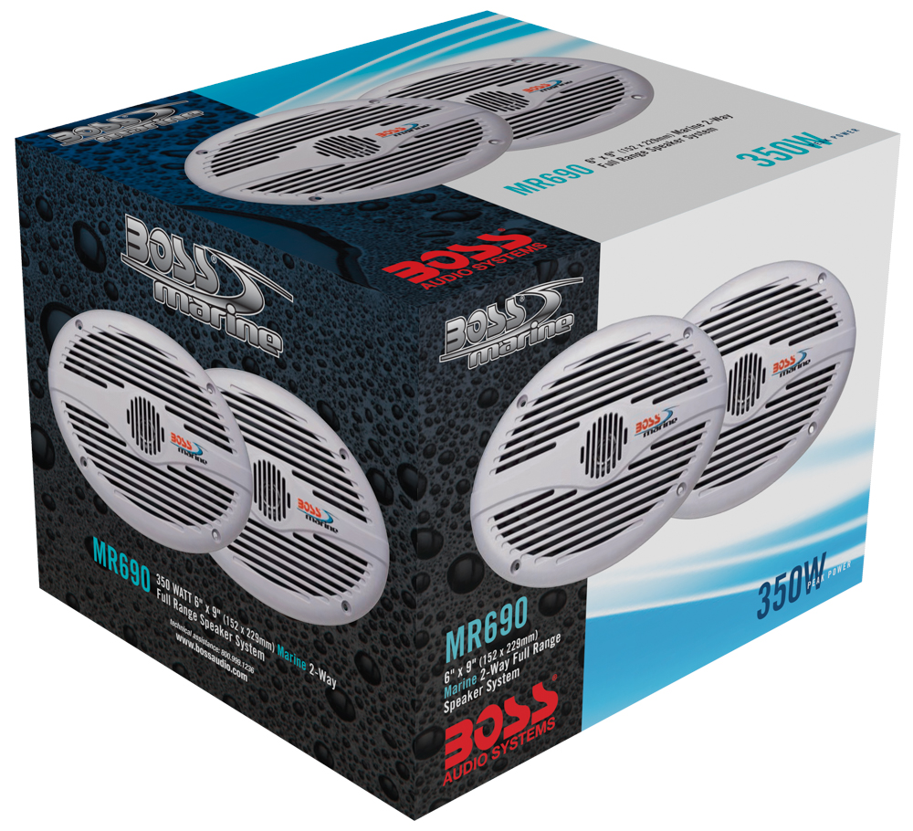 Динамики морские Boss Audio 350Вт MR690
