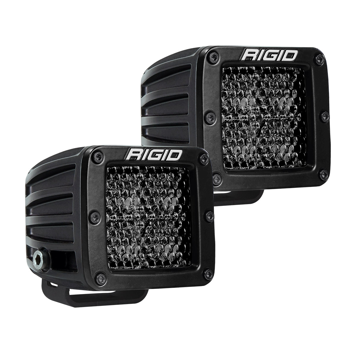 RIGID D-серия PRO (4 светодиода) — Рабочий свет (пара) Midnight Edition