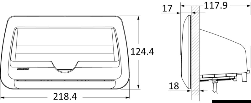 Водонепроницаемое зарядное устройство Osculati ROKK wireless Cove LED 10W