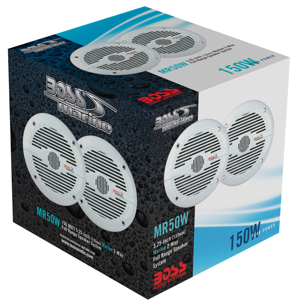 Морские динамики Boss Audio 150Вт MR50W