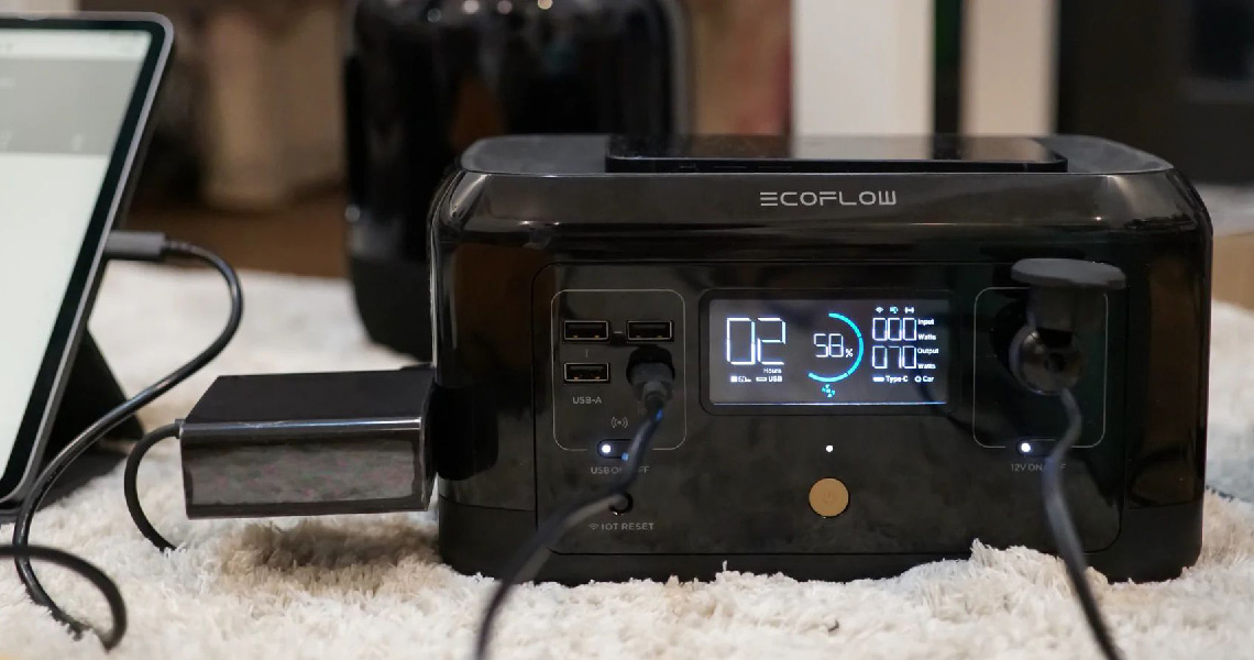 Портативная зарядная станция EcoFlow RIVER Mini (210 Втч)