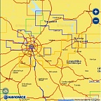 Карта Navionics Река Москва, река Ока