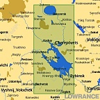КАРТА C-MAP Рыбинское водохранилище, река Шексна и Белое озеро