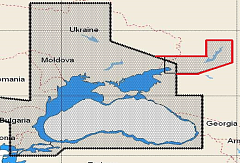 КАРТА C-MAP Западная часть Черного моря