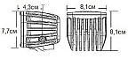RIGID D-серия PRO (6 светодиодов) — Водительский свет (пара)