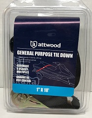 Ремень с трещоткой Attwood Tie Down 1" X 4,5м