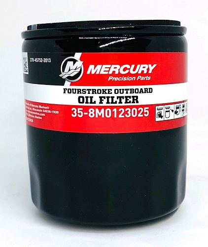 Фильтр масляный Quicksilver для MERCURY V6/V8 175-300л.с. 4-Stroke 3.4L/4.6L
