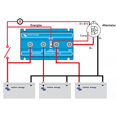 Батарейные изоляторы Victron Energy Argodiode 80-2AC 2 batteries 80A