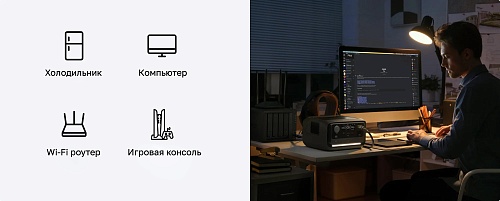 Портативная зарядная станция EcoFlow RIVER 3 Plus Wireless (286 Втч)