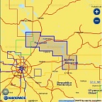 Карта Navionics Рыбинск - Н. Новгород