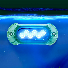 Подводное освещение для лодки Attwood 5.0 HP - 5" length, 6 LED синий 1350 люменов