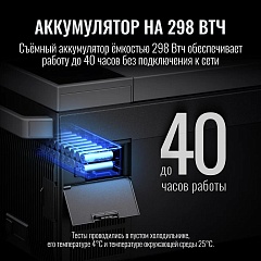 Портативный холодильник EcoFlow Glacier с колесами и рукояткой без АКБ