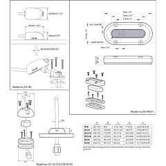 Кабельный сальник Osculati SCANSTRUT Ø 9/14 мм big hole