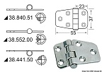 Петля откидная Osculati