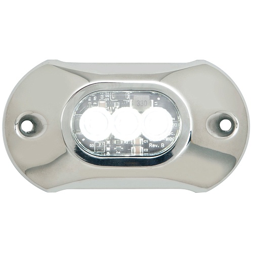 Огонь подводный белый Attwood Light Armor LIGHT-UW,12/24,03LED,WHT