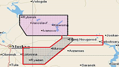 КАРТА C-MAP Река Волга: Рыбинск - Городец