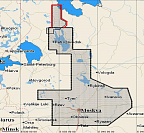 КАРТА C-MAP Реки Москва, Ока, Волга и Онежское озеро