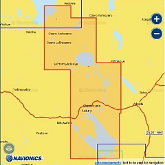 Карта Navionics Волго-Балтийский канал