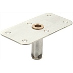 Основание для стойки сидения Attwood 4" x 8" нерж.сталь, бронзовая втулка Основание для стойки сидения Attwood 4" x 8" нерж.сталь, бронзовая втулка