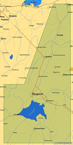 КАРТА C-MAP Озеро Ильмень и река Волхов до ГЭС