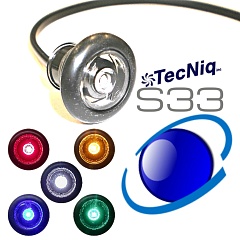 Светодиодный фонарь врезной S33 Steady Burn TecNiq синий