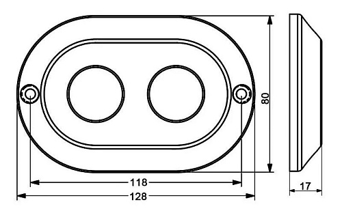 Светодиодный подводный фонарь LEDMARINE Аква-120W Белый
