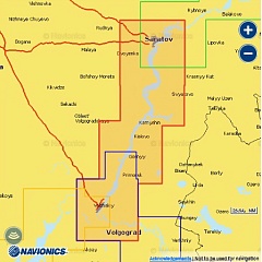 Карта Navionics Саратов - Волгоград
