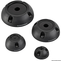 Вертикальный сальник Osculati SCANSTRUT ЧЕРНЫЙ для кабеля 2-8 mm