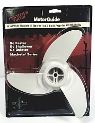 Винт гребной для электромотора MotorGuide Machete III PROP KIT-WHITE