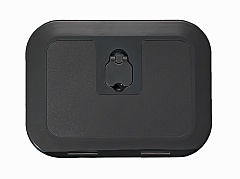 Люк инспекционный Osculati FLUSH 380x280мм, черный пластик