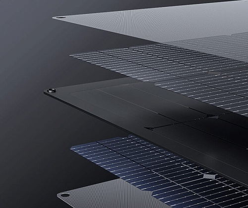 Солнечная панель складная облегченная двусторонняя EcoFlow 160 Вт