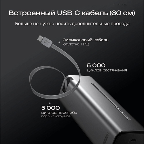 Повербанк EcoFlow RAPID Pro (27650 мАч, 300 Вт, встроенный кабель 140 Вт)