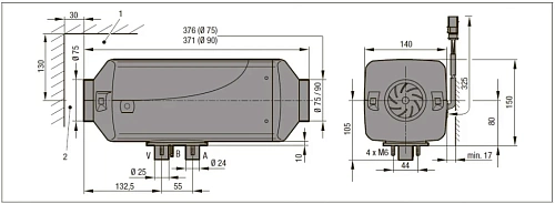 Eberspacher AIRTRONIC M2 B4L бензин 12В