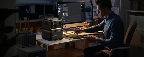 Портативная зарядная станция EcoFlow RIVER 3 Max Plus Wireless (858 Втч)
