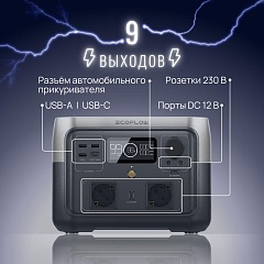 Портативная зарядная станция EcoFlow RIVER 2 Max 512Втч