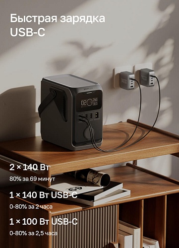 Портативная зарядная станция EcoFlow TRAIL 300 DC (288 Втч)