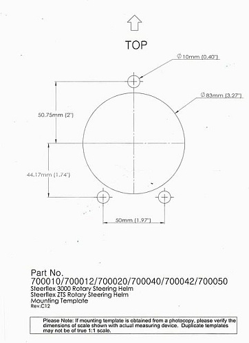 Редуктор рулевой Pretech ZTS невозвратный 90 град.