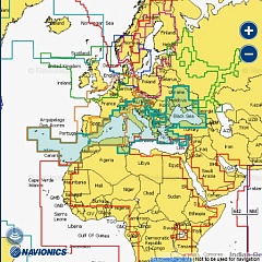 Карта Navionics Средиземное море