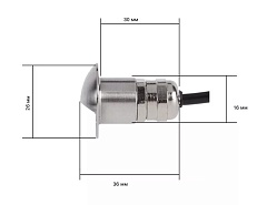 Светодиодная контурная точечная подсветка LEDMARINE LM-S010 Желтый
