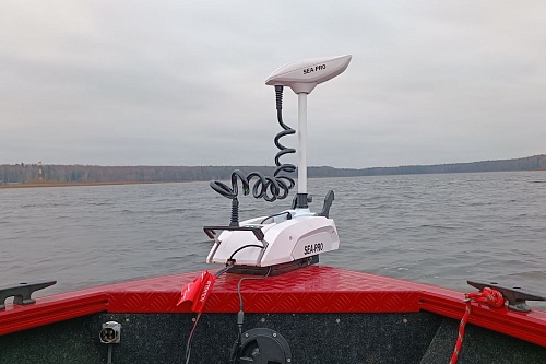 SEA-PRO 120L GPS 72" (Белый) носовой электромотор с функцией Якорь