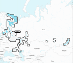 Карта Navionics Европейская часть РФ